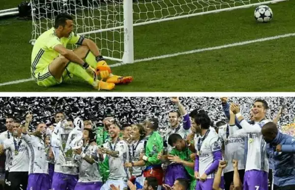Buffon Reacts To Losing Another Champions League Final